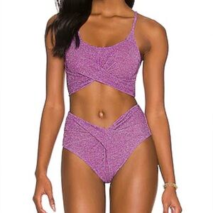 Beach Riot purple bikini